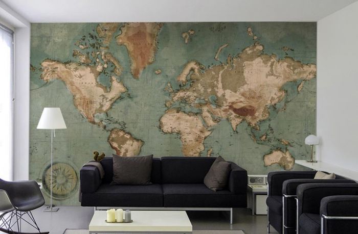 20 Cartes Du Monde Géantes à Poser Sur Vos Murs Ou Votre